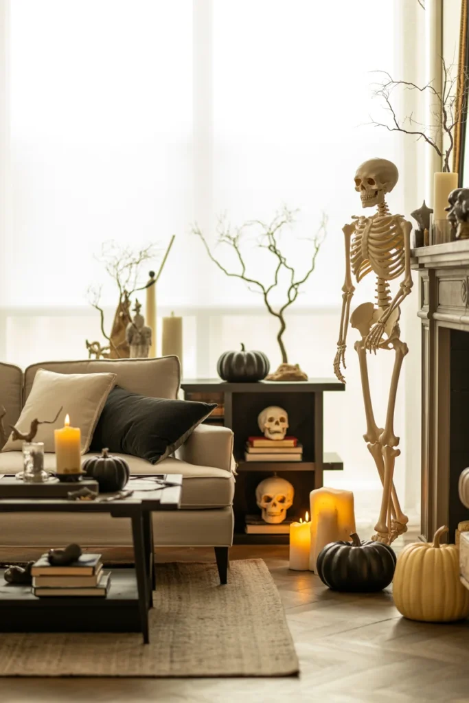 Skeleton and Skull Decor