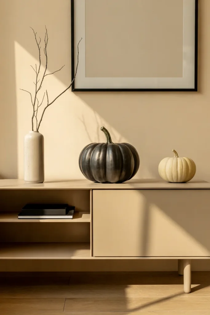 Minimalist Halloween Display
