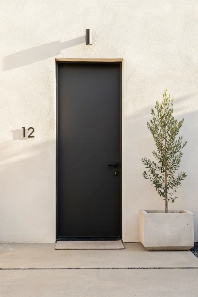 Modern Minimalist Door Decor