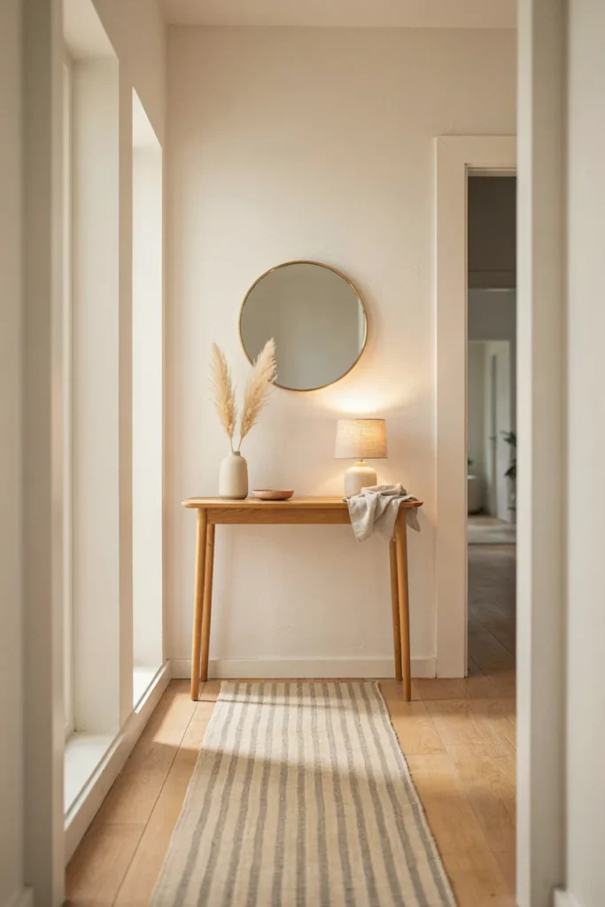 Style a Narrow Entryway Table