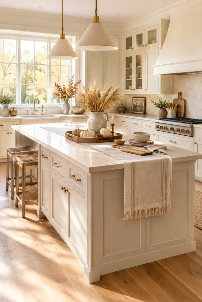 Create an Elegant Neutral Fall Kitchen