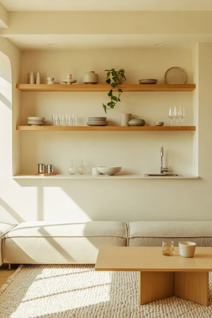 Add Open Shelving in the Kitchen