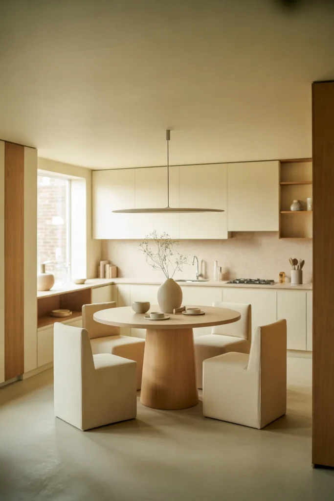 Add a Round Dining Table