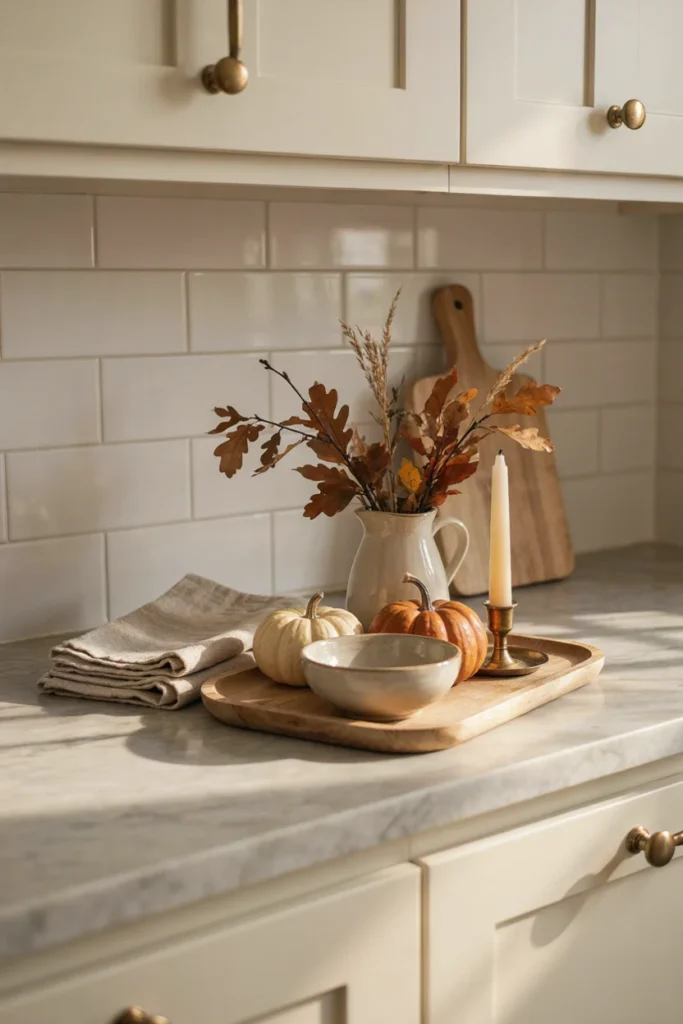 Create a Rustic Fall Countertop Display
