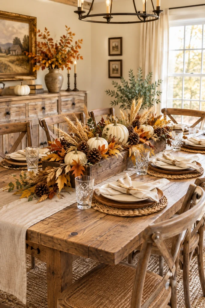Rustic Farmhouse Fall Table