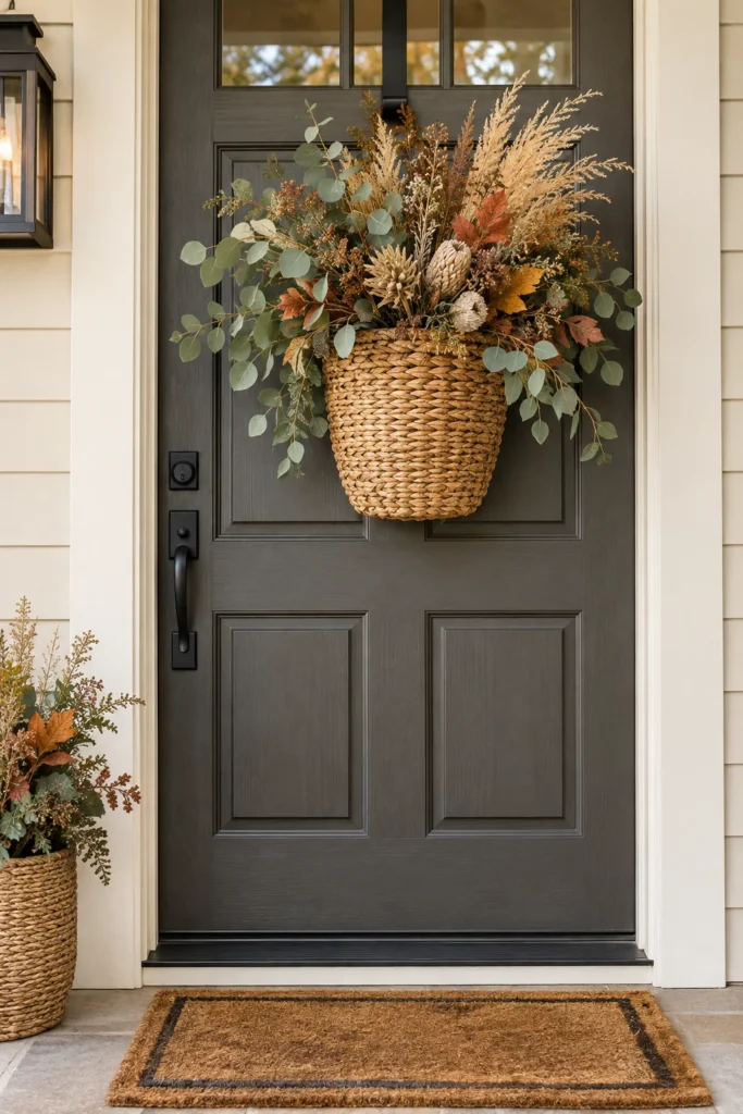 Seasonal Front Door Basket