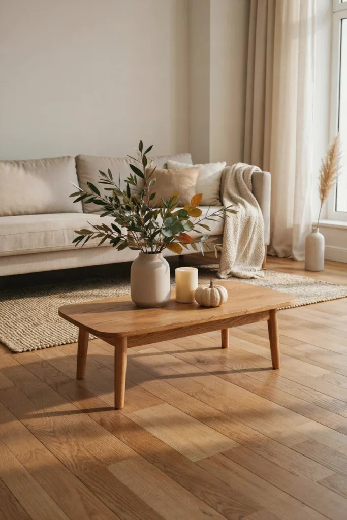 Simple Fall Greenery Arrangement
