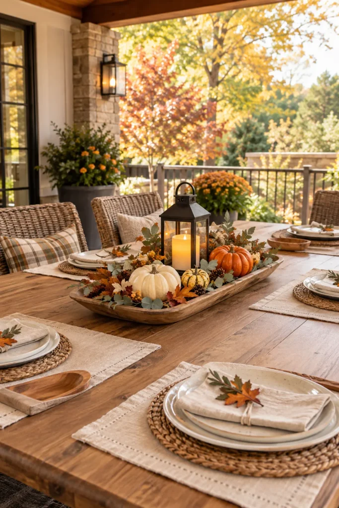Create a Simple Fall Patio Centerpiece