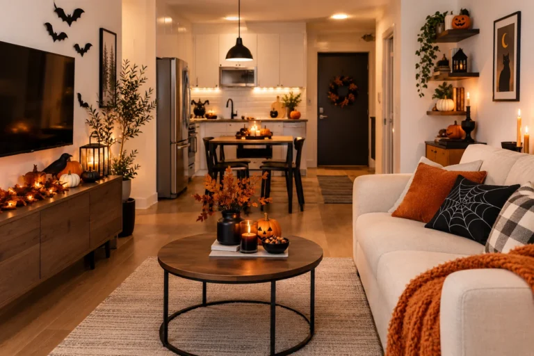 24 Small Apartment Halloween Decor Ideas That Feel Festive