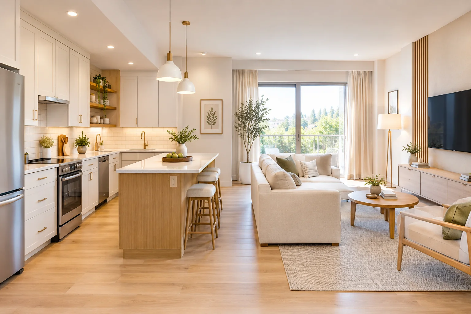 22 Small Kitchen Living Room Ideas That Feel Spacious