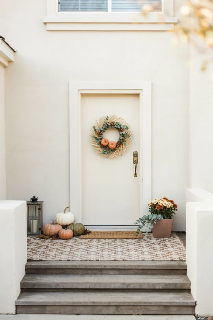 Small Porch Fall Decor