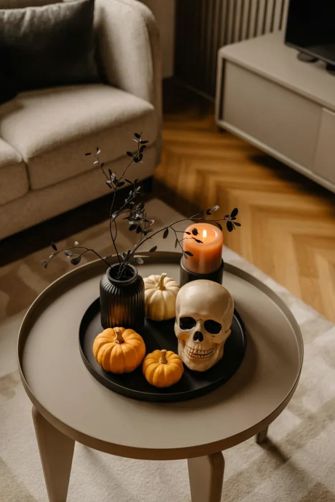 Spooky Coffee Table Display