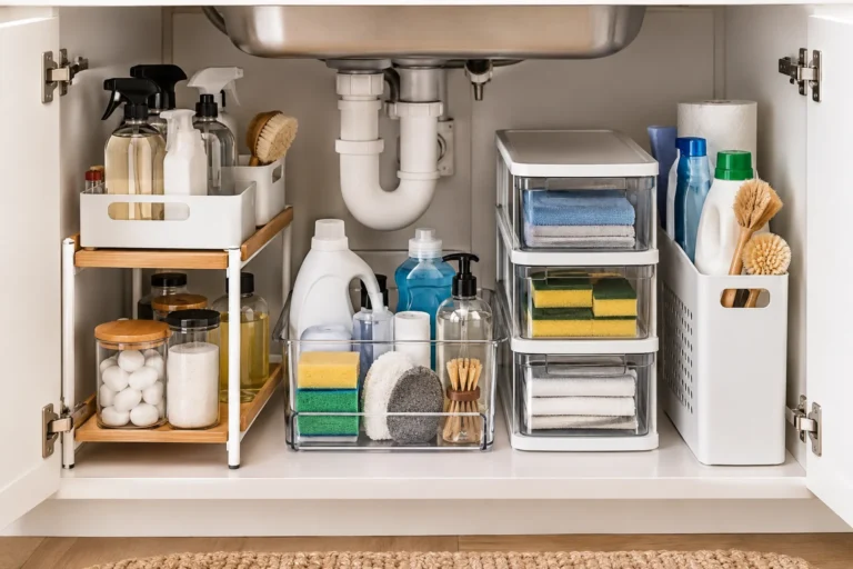 21 Under Kitchen Sink Organization Ideas That Work