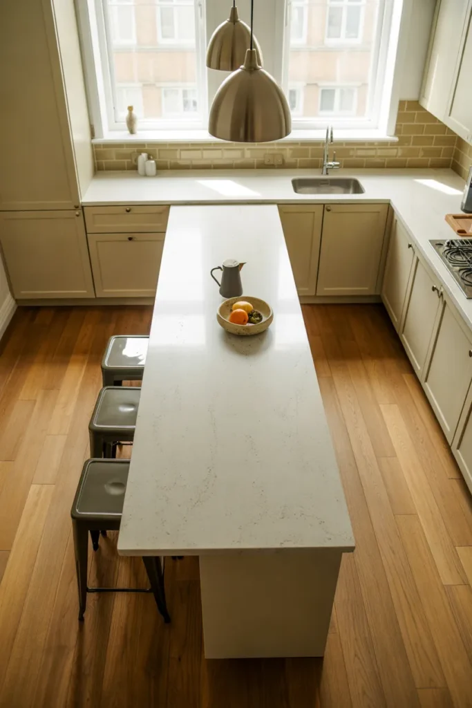 Breakfast Bar Connected to a Countertop